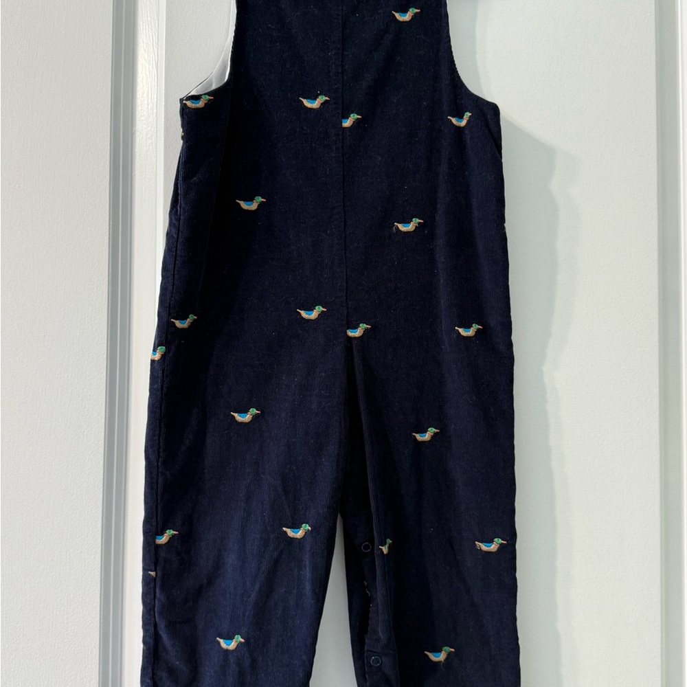Corduroy Jon Jon with Embroidered Ducks Size 3T